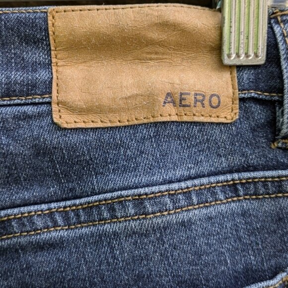 AeropOne Sizetale Mens Slim Blue Denim Jeans 28 waist 29 Length - Picture 7 of 13